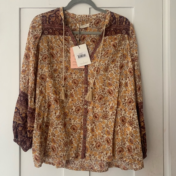 Spell Sundown Blouse Revolve Exclusive Small BNWT - Picture 2 of 5